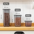 Miniatyrbild 2 av 4: Förvaringsburkar med lock, lufttäta, förvaringsbehållare-set,