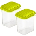 Miniatyrbild 1 av 3: Rondo, Spice Shaker Set 2 x 0,12 L, Plast (PP) BPA-fri, Transparent, 2 x 0,15 l (14 x 9,5 x 7,5 cm)