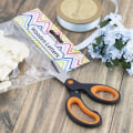 Miniatyrbild 6 av 6: soft handle scissors - set of 4 - black / orange