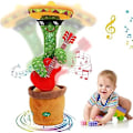 Miniatyrbild 1 av 6: Sunshine smile cactus plush animal, talking cactus, cuddly cactus, dancing cactus plush animal,