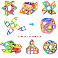 Miniatyrbild 5 av 7: Magnetic Building 3D Blocks 109 Pcs DIY Creative /Storage Bag