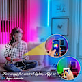 Miniatyrbild 5 av 6: LED-remsa, 15 m, 5050 RGB LED-remsa, Bluetooth, app-kontroll, LED-ljusremsa,