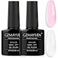 Miniatyrbild 1 av 7: halvpermanenta nagellack, 10 ml mjölkvit gelé rosa emalj halvpermanent gel UV-nagellack ge