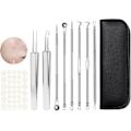 Miniatyrbild 1 av 5: Pore ​​Remover Expression Pimples Tool Blackhead Remover Comedone Squeezer Set, 8Pcs 36Pcs Pimple Patch,