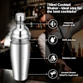 Miniatyrbild 7 av 7: Cocktailset, Cocktail Shaker Set i Rostfritt Stål, 15-Delars Cocktailbar Set