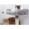 Miniatyrbild 3 av 6: Cat Tree, 154 cm, Grey Cat Tree Scratching Post Activity Centre