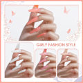 Miniatyrbild 5 av 7: UV-nagellack 4 färger nude shellac nagellack set