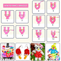 Miniatyrbild 5 av 5: Loom Ribbon Set, Loom Tape Set, DIY Rubber Band Set, 600 + Loom Tape Tillbehör,