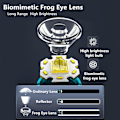 Miniatyrbild 2 av 7: Three-eyed Monster Flashlight Portable Mini Flashlight Five Modes Super Bright Hand Flashlight Rechargeable