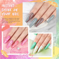 Miniatyrbild 2 av 2: Semipermanent Nagelset 10 st Semipermanent Nagellack 36W lampa för nagelkonst,