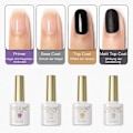 Miniatyrbild 7 av 7: Gel Nagellack Base Top Coat 5ml Set Semi-permanent Nagellack För