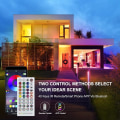 Miniatyrbild 5 av 5: LED-remsa 20 m, PSTAR Bluetooth LED-remsa RGB 24 V med IR-fjärrkontroll app kontrollerarbart musikläge