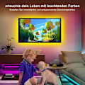 Miniatyrbild 3 av 4: LED-ljusremsor 15 m musik synkronisering färgförändring RGB LED-remsa 44 knappar fjärrkontroll,