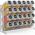Miniatyrbild 1 av 6: Standing Metal Spice Racks for 3 Tier Spices, Spice Rack for Spice Shaker / Spice Jars