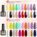 Miniatyrbild 4 av 6: UV-nagellack, 23-delars UV-gelnagellack Shellac-set med baslack   10 ml