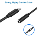 Miniatyrbild 3 av 5: USB TYPE C TO 3.5mm AUDIO AUX HEADPHONE For SAMSUNG S10 S20