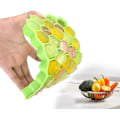 Miniatyrbild 4 av 4: Silicone ice cube mold, honeycomb shaped ice cube mold with lid ice cube tray 2 pieces 37