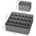 Miniatyrbild 2 av 6: Set of 4 Drawers Organizer, Non-Woven Storage, Mesh Separation Box,