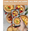 Miniatyrbild 7 av 7: Airfryer bakpapper 16-20cm 100 stycken runda non-stick engångspappersfoder,