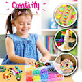 Miniatyrbild 3 av 5: Loom Ribbon Set, Loom Tape Set, DIY Rubber Band Set, 600 + Loom Tape Tillbehör,