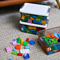 Miniatyrbild 7 av 7: 1,25 l små förvaringslådor med lock, plast, stapelbara, transparen