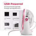 Miniatyrbild 4 av 6: USB Fan,  USB Desk Fan, Strong Airflow Desk Fan Quiet Operation,
