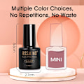 Miniatyrbild 2 av 9: UV-nagellacksset, 12 färger gelégel nagellack transparent naken rosa, shellac nagellack