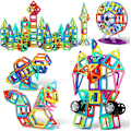 Miniatyrbild 1 av 7: Magnetic Building Blocks 117 PCS Toy/Robot/Animal/Ferris Wheel