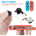 Miniatyrbild 7 av 7: 2-pack 3D-kontroller 23 delar reparationssats för Nintendo