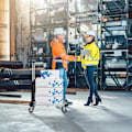 Miniatyrbild 6 av 6: Transport trolley, folding platform trolley, extendable and height-adjustable