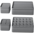 Miniatyrbild 1 av 6: Set of 4 Drawers Organizer, Non-Woven Storage, Mesh Separation Box,