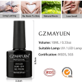 Miniatyrbild 4 av 7: UV Nagellack Shellac Weiß Schwarz  French Nude Gel Farben Nägel
