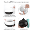 Miniatyrbild 4 av 6: Ultrasonic Essential Oil Diffuser: 400ml Scent Diffuser Aromatherapy Nebulizer Scent Lamp Wood Air