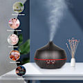 Miniatyrbild 2 av 6: Ultrasonic Essential Oil Diffuser: 400ml Scent Diffuser Aromatherapy Nebulizer Scent Lamp Wood Air
