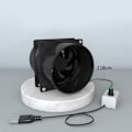 Miniatyrbillede 8 af 11: USB Justerbar Hastighed Lodde Røg Absorber ESD Røgsuger Rør Kanal Udstødningsventilator med 1/3/6M rørventilator null - Enkeltventilator null - Single fan
