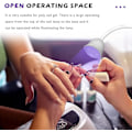 Pikkukuva 5 / 5: Led-UV-kynsilaite, Mini Lotus Hands Free Light Rotata