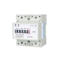 Miniatyrbilde 5 av 5: Elektrisk enfaset to-wire AC 220V 100A energimåler KWh teller forbruk analog strøm