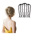 Miniatyrbillede 5 af 5: Hårklemme Hårnål Bun Chignon Pin Hårgaffel Franske Hårnåle 4 Kløer Hårpinne Bun Hårholder Tilbehør til Kvinder og Piger