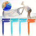 Pikkukuva 2 / 5: Rantamatton kiinnitysklipsi pyyheklipsi muovinen pyyheklipsi ulkona piknikmaton kiinnitys tuulenpitävä telttaklipsi Lake blue 4pcs