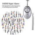 Miniatyrbillede 4 af 4: 5 stk. 140db Personlig Sikkerhedsalarm Nøglering Med Led Lys