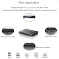 Miniatyrbilde 3 av 3: USB 3.0 til SATA IDE-konverter Hårddiskadapterbryter for 2,5' 3,5' IDE HDD SSD