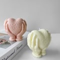 Miniatyrbillede 5 af 5: Formen \"Hold kærligheden i hånden\" - til hjemmelavede lys