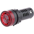 Miniatyrbild 5 av 5: Ac/dc 12v 22mm Röd Led Summer Larmsignal Blixtljus Pip Summer Varningsljus Monteringshål med summer För instruktioner/varning/krocksignaler