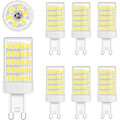 Miniatyrbilde 1 av 5: G9 LED-pære kald hvit, 10W 6000K 900LM AC 220V 6-pakning