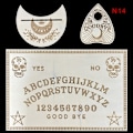 Miniatyrbild 1 av 9: Trägraverad magisk tavla Ouija Boa - Perfekt spådomspendelbräda 14