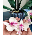 Miniatyrbild 4 av 5: Orkidé Byggklossar Blommiga Suckulenter i Krukor för 10311 Romantiskt Set Monterade Leksaker Flickpresenter