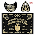 Miniatyrbilde 2 av 9: Divinasjonspendelbrett i tregravert magisk tavle Ouija Boa - Perfekt 17