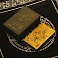 Miniatyrbillede 3 af 5: Luksuriøs guldfolie Tarot Oracle Card Divination Fate høj kvalitet Guld en one size