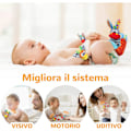 Miniatyrbild 2 av 5: 4 st Baby Handskar, Handremmar Klockarmband Skallror och Strumpor Fotfinnare Utvecklingsleksak Present till Spädbarn Pojkar Flickor
