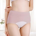 Miniatyrbilde 2 av 5: 3 stk. Lekkasjesikre truser for kvinner, menstruasjonstruser i bomull, menstruasjonsundertøy, blå x grå x rosa Blue x Gray  x Pink XXXXL